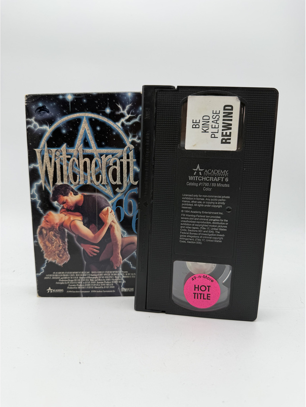 Witchcraft 6 VHS Tape Movie